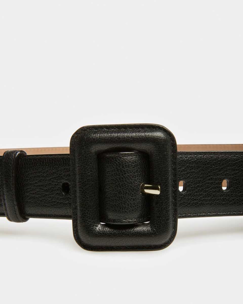 Bally Janelle Leather Belt Black | JFUHK4105