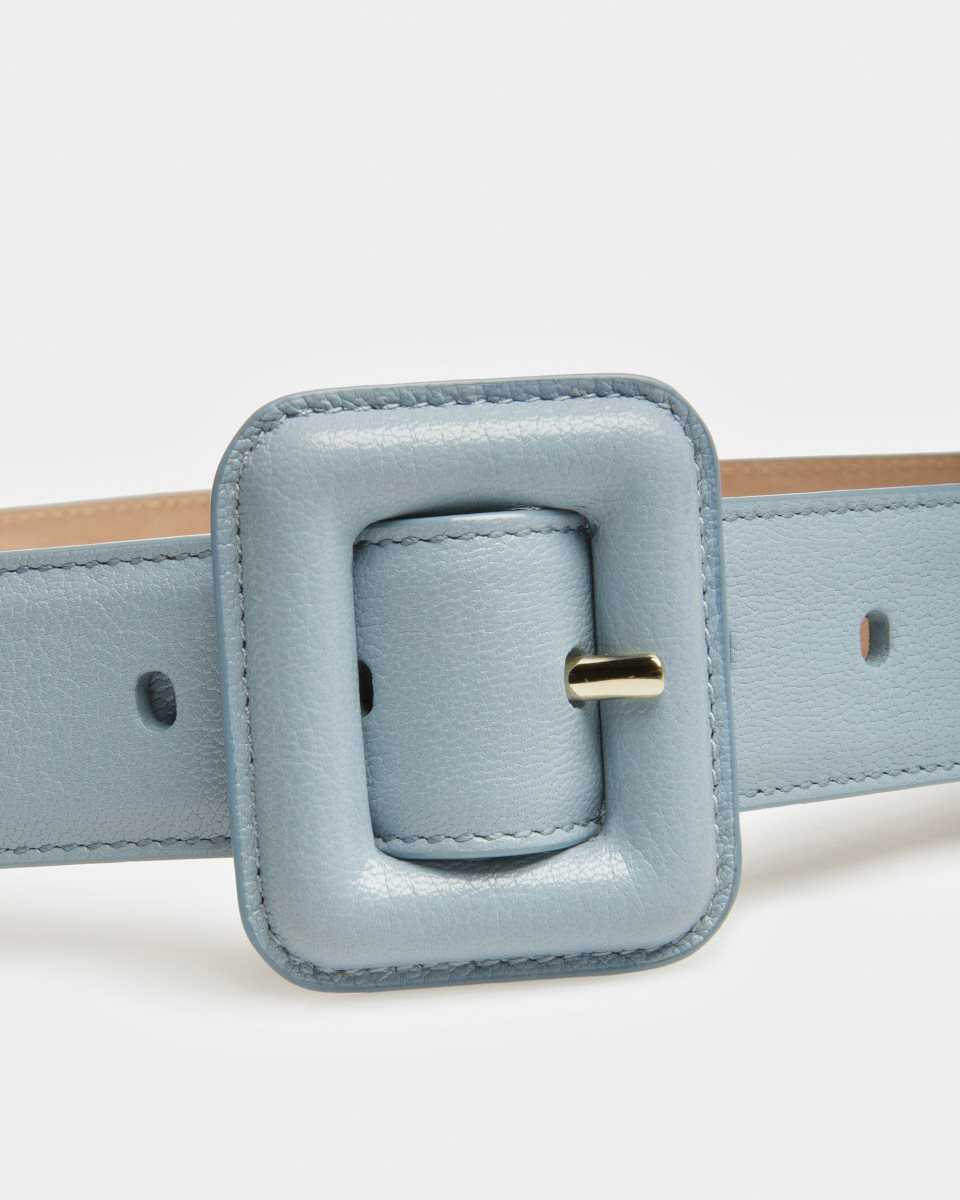 Bally Janelle Leather Belt Blue | KIHJB7425