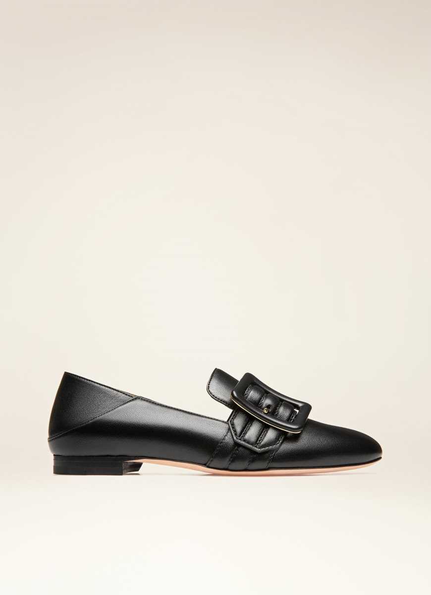 Bally Janelle Leather Loafers Black | EFXKC8603