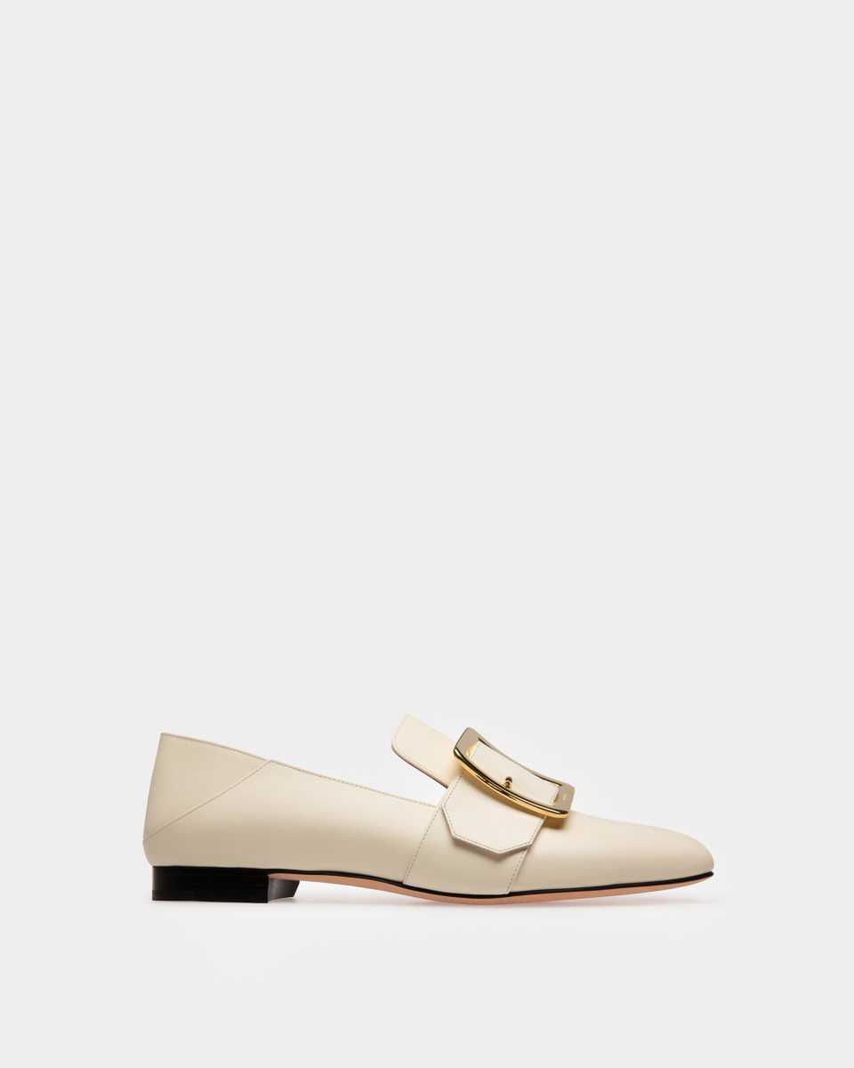 Bally Janelle Leather Loafers White | LMWRO0561