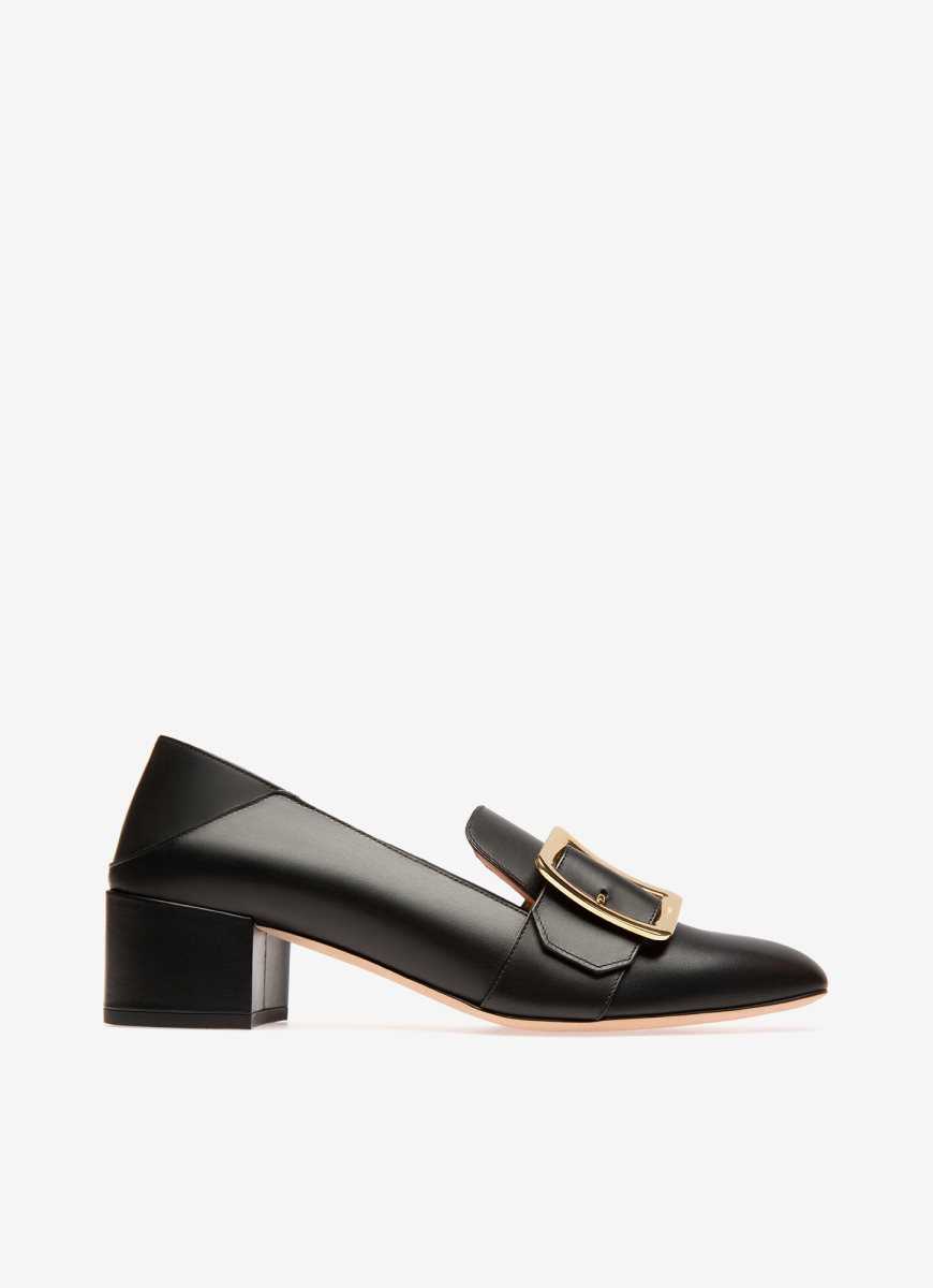 Bally Janelle Leather Pumps Black | QBASK3596