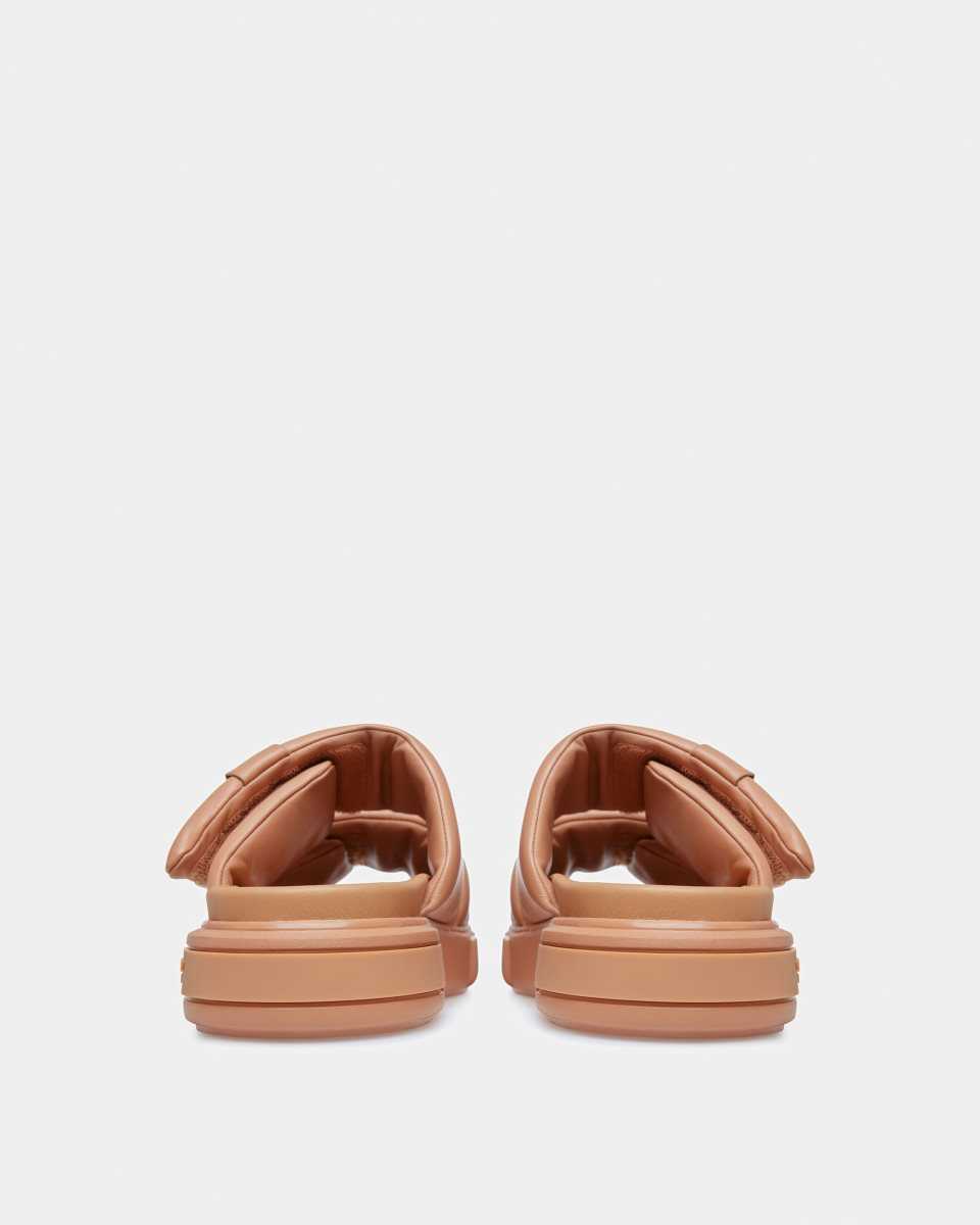 Bally Joey Leather Sandals Orange | CAGVX7436