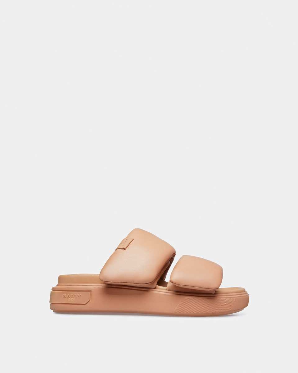 Bally Joey Leather Sandals Orange | CAGVX7436