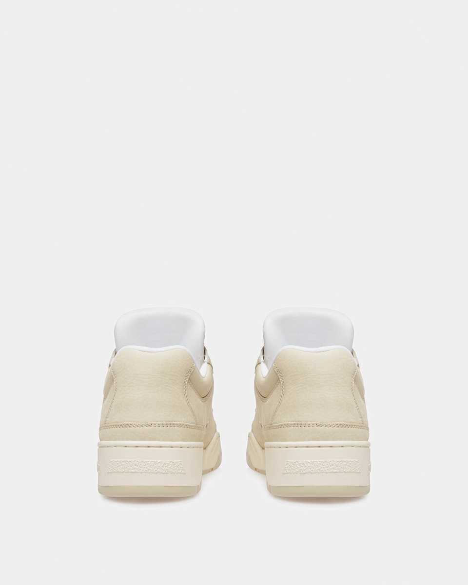 Bally Kiro Leather Sneakers Beige | DCIZK1745