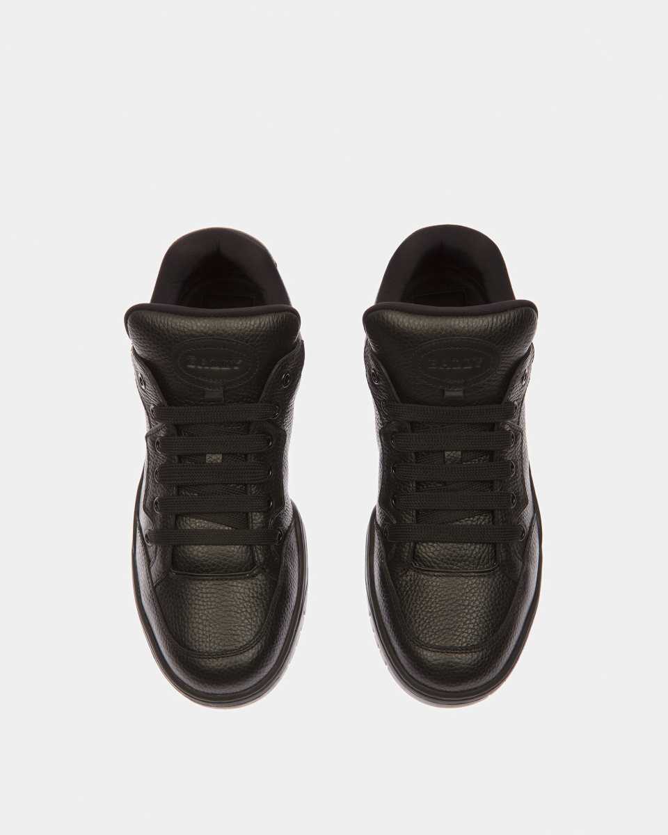 Bally Kiro Leather Sneakers Black | EOGIR0913