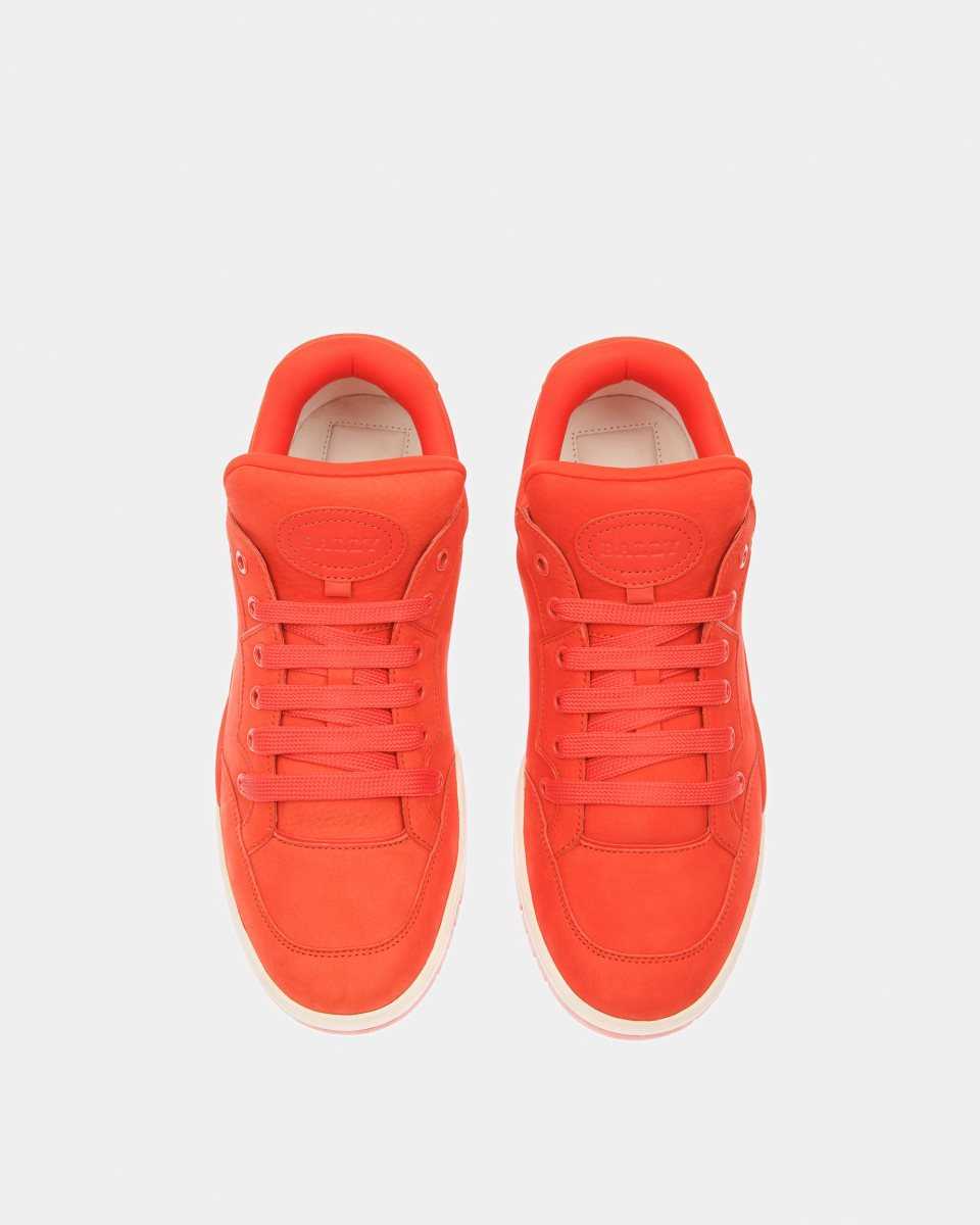 Bally Kiro Leather Sneakers Orange | BYHNG1240