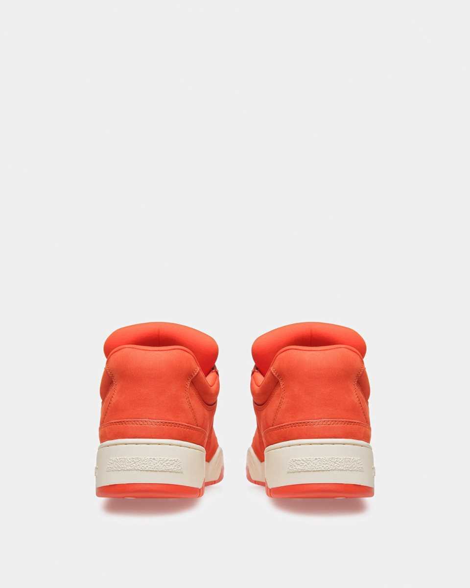 Bally Kiro Leather Sneakers Orange | BYHNG1240