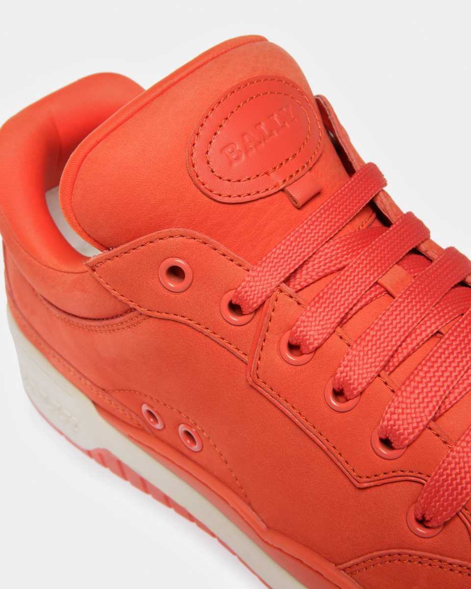 Bally Kiro Leather Sneakers Orange | BYHNG1240