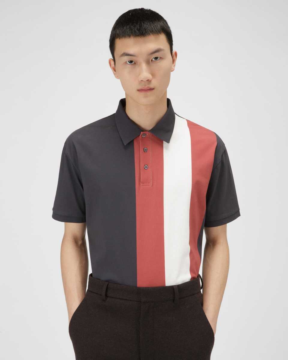 Bally Knitted Cotton Polo Black | ANDXB2915