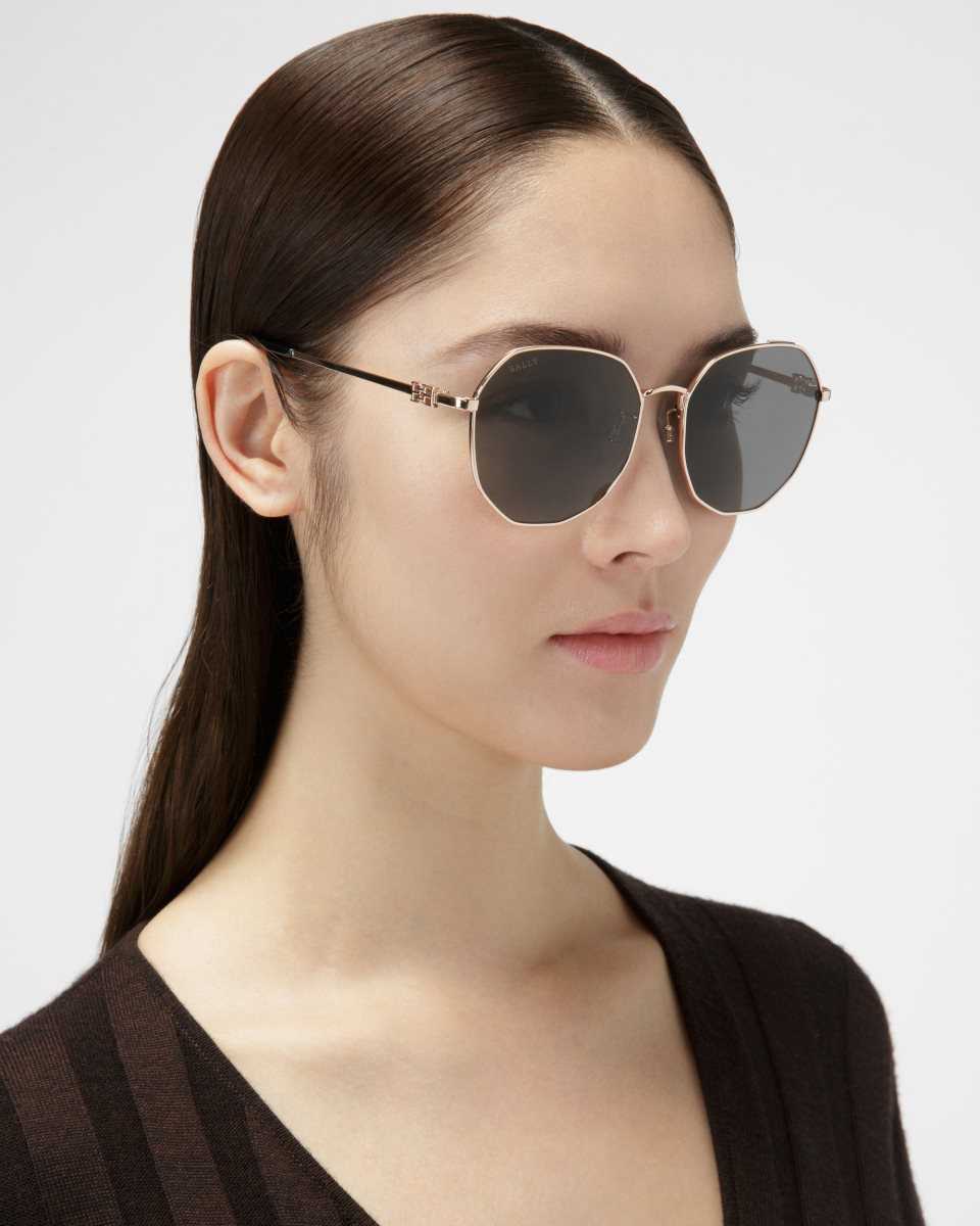 Bally Lauerz Metal Sunglasses Grey | EAYZG3690