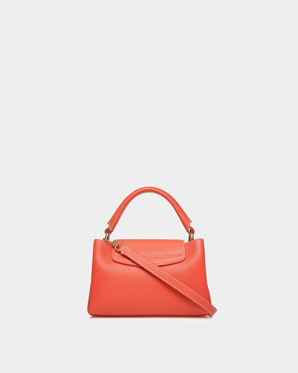 Bally Layka Extra Small Leather Top Handle Bag Orange | MUIQV0498