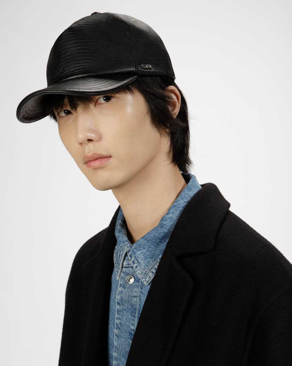 Bally Leather Baseball Cap Black | JPAVI8574