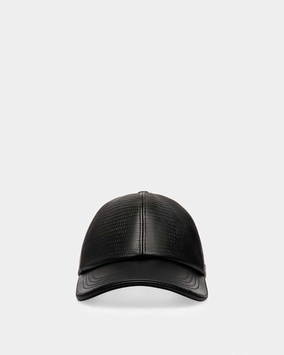 Bally Leather Baseball Cap Orange | SVTED0346