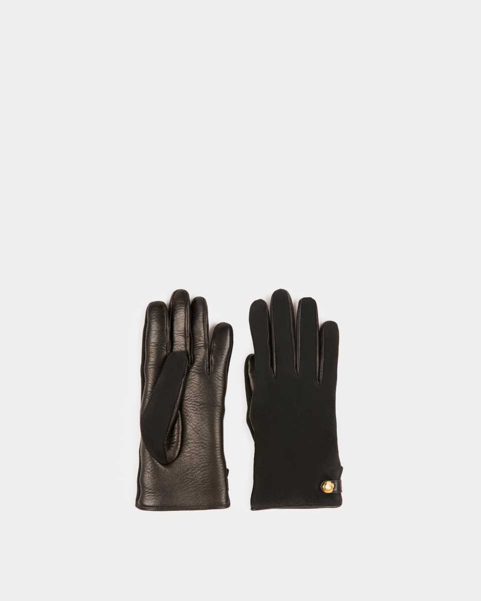 Bally Leather Gloves Black | AHVGN7139