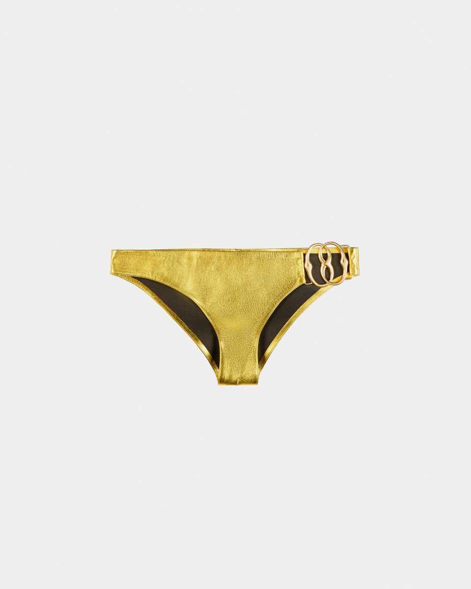 Bally Leather Panties Gold | SVBIY8134