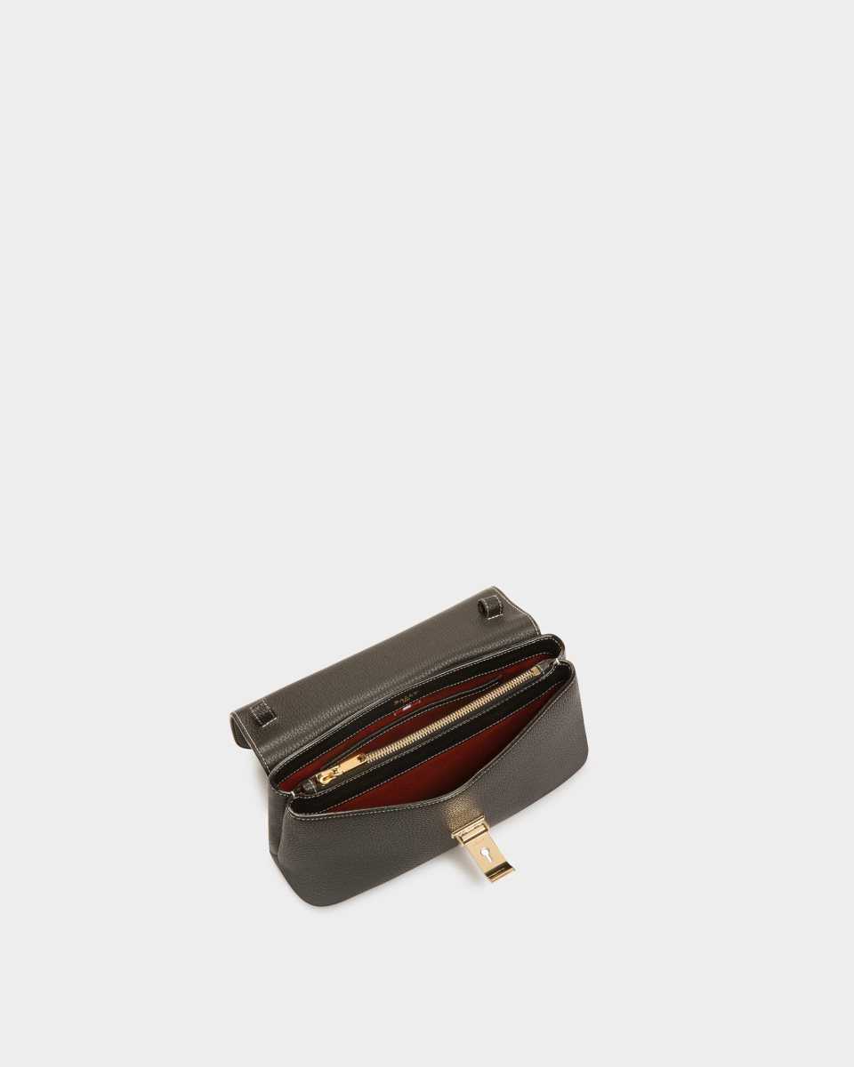 Bally Leena Leather Minibag Black | UBPJL4563