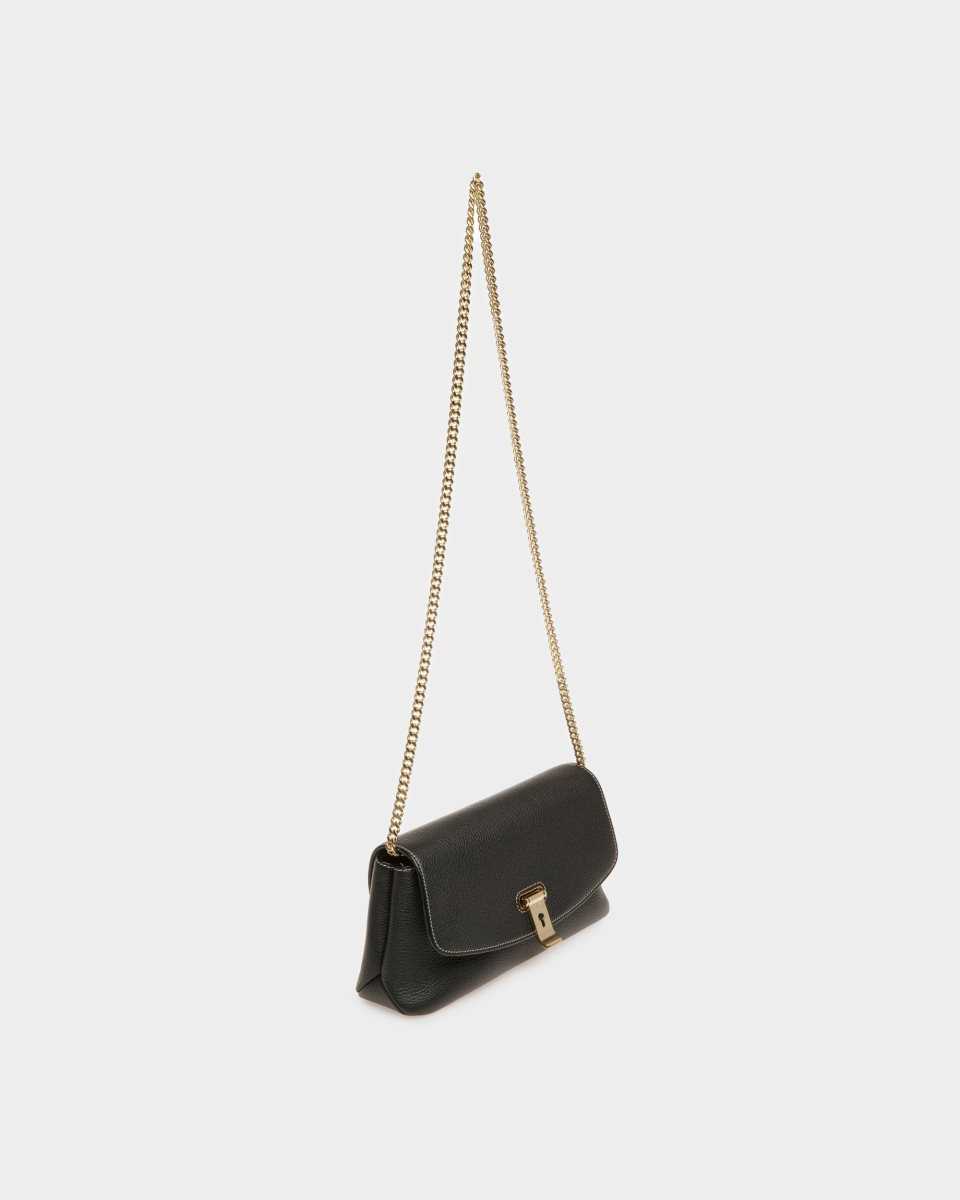 Bally Leena Leather Minibag Black | UBPJL4563