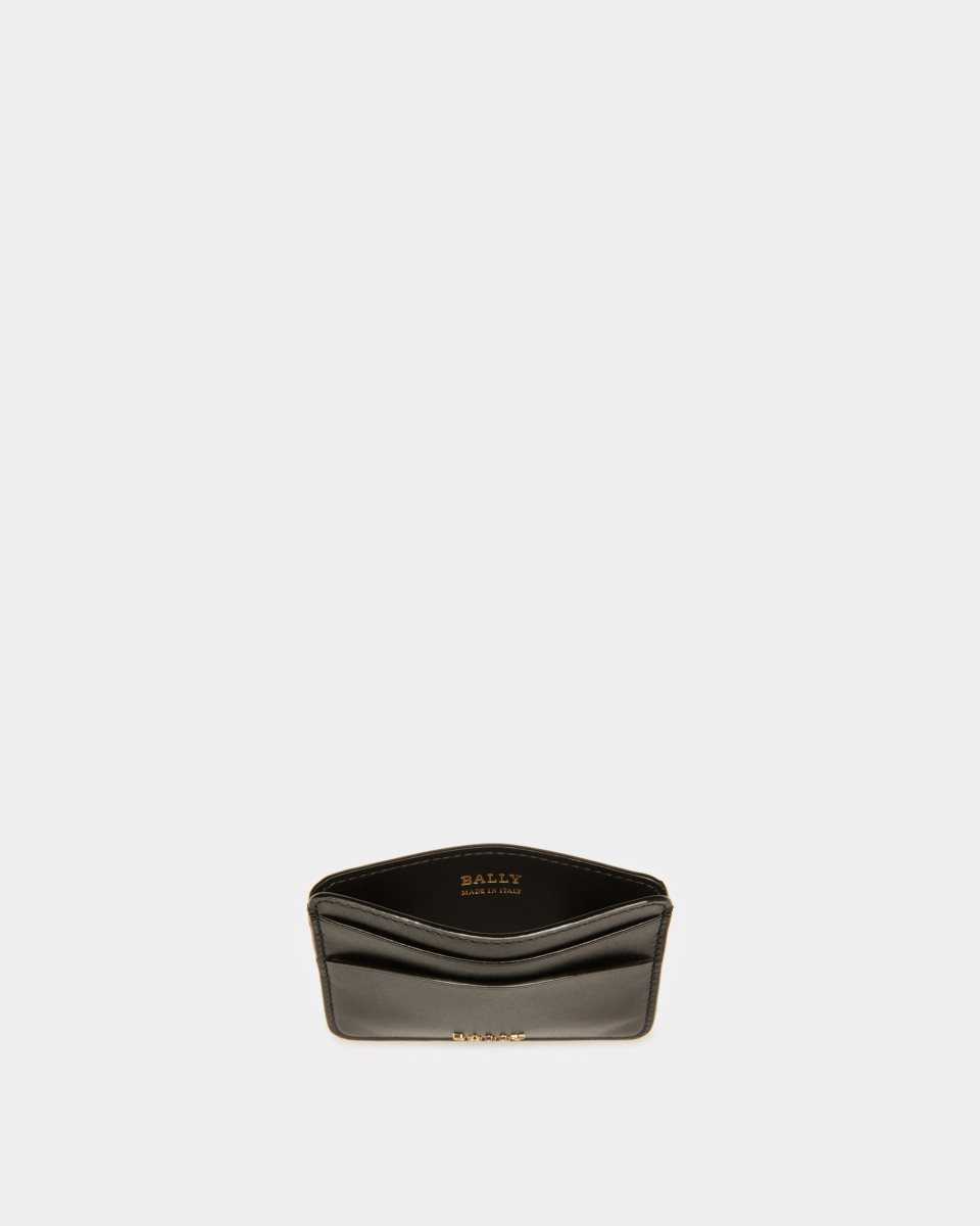 Bally Lexye Leather Card Holder Black | HXSRG8679