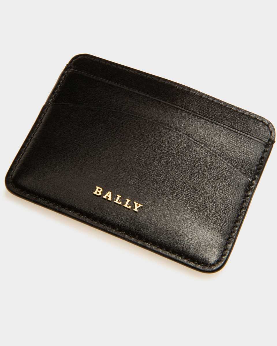 Bally Lexye Leather Card Holder Black | HXSRG8679