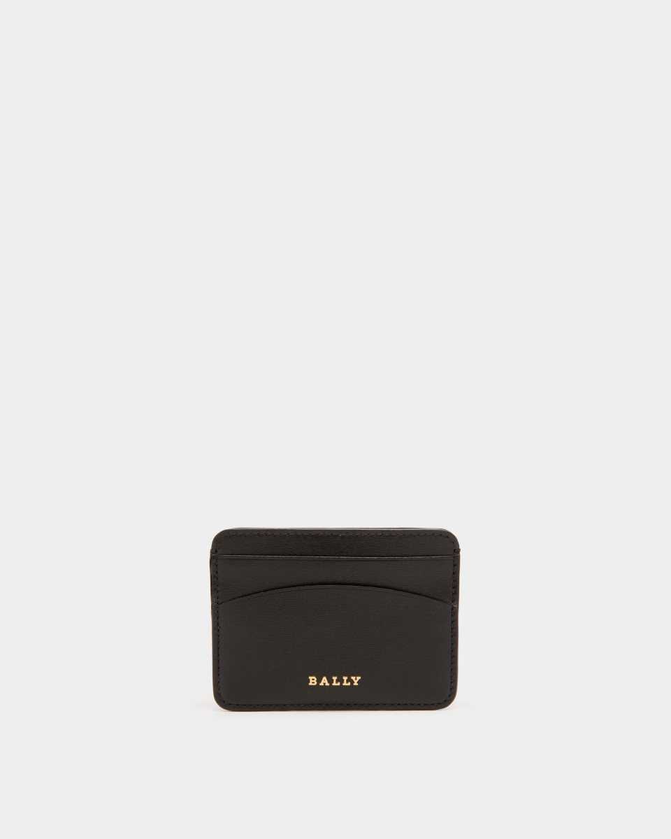 Bally Lexye Leather Card Holder Black | HXSRG8679