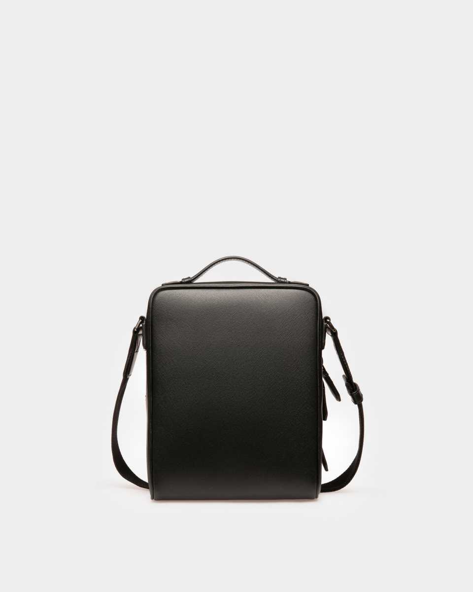 Bally Mackao Leather Cross-Body Bag Black | BKAON5984