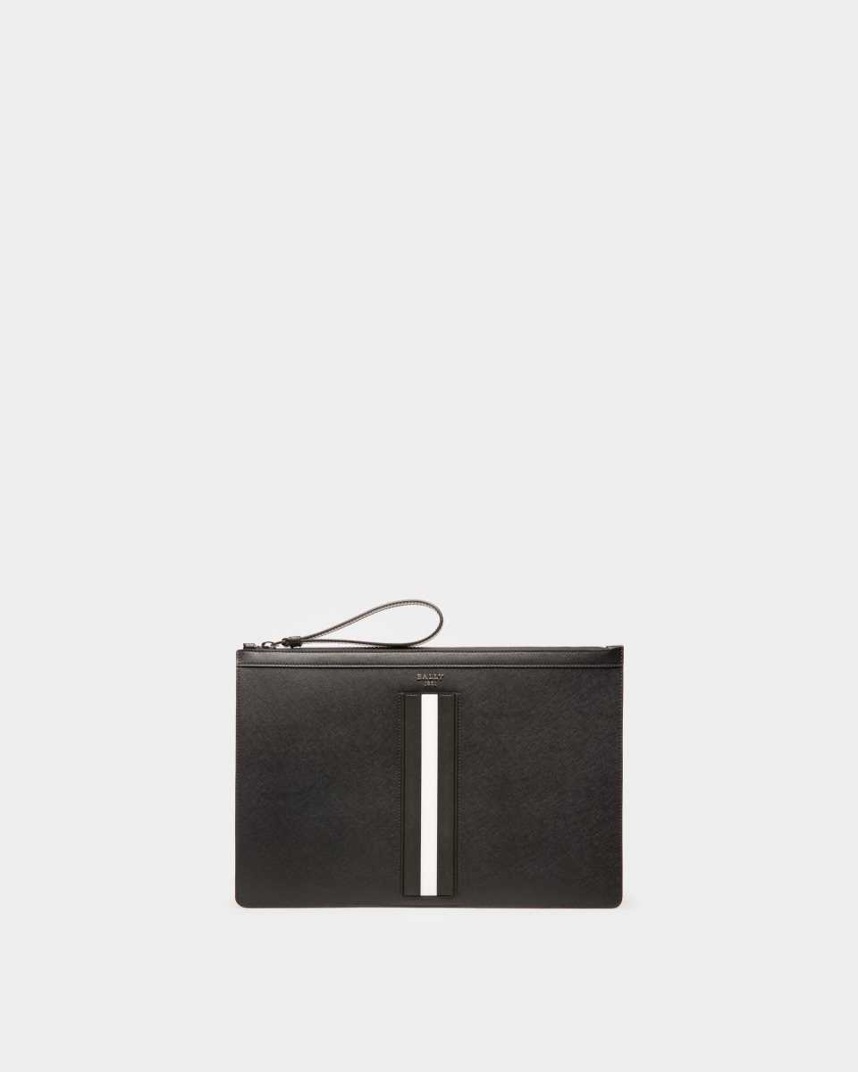 Bally Malikho Recycled Leather Sling Bag Black | QPGNA3507