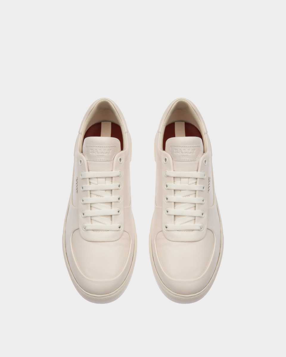 Bally Manny Leather Sneakers White | LFESH5073