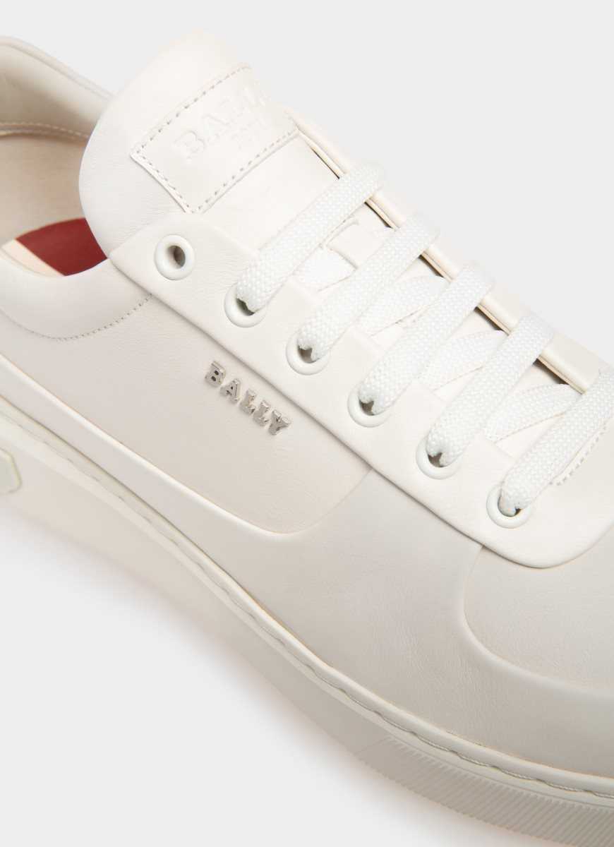 Bally Manny Leather Sneakers White | LFESH5073