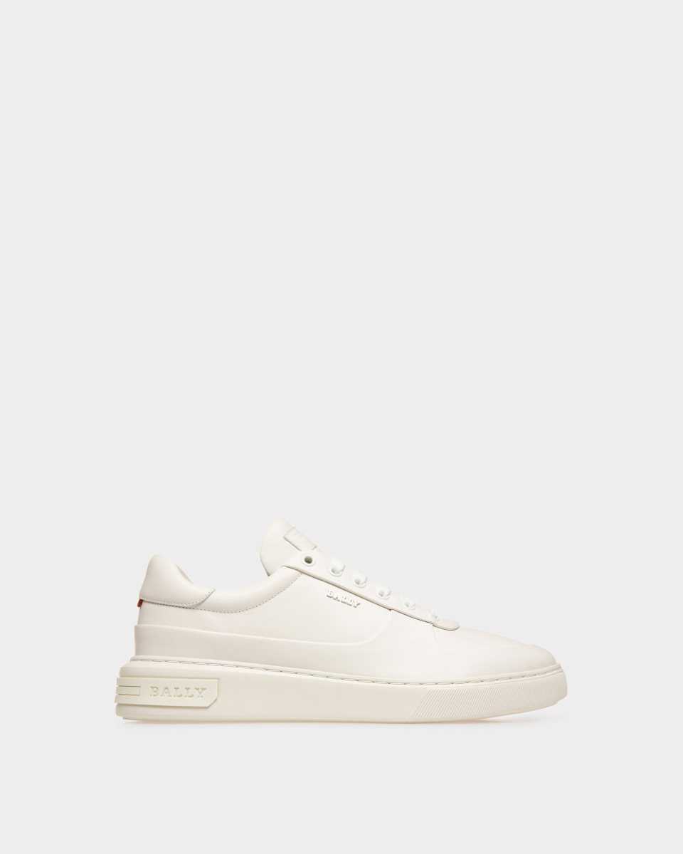 Bally Manny Leather Sneakers White | LFESH5073