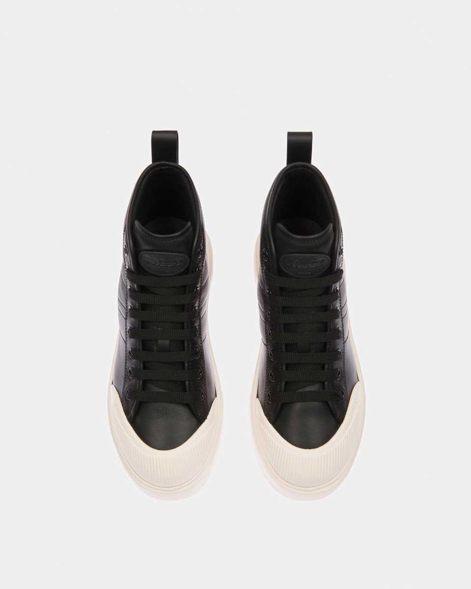 Bally Maren Leather Sneakers Black | ACUNP0972