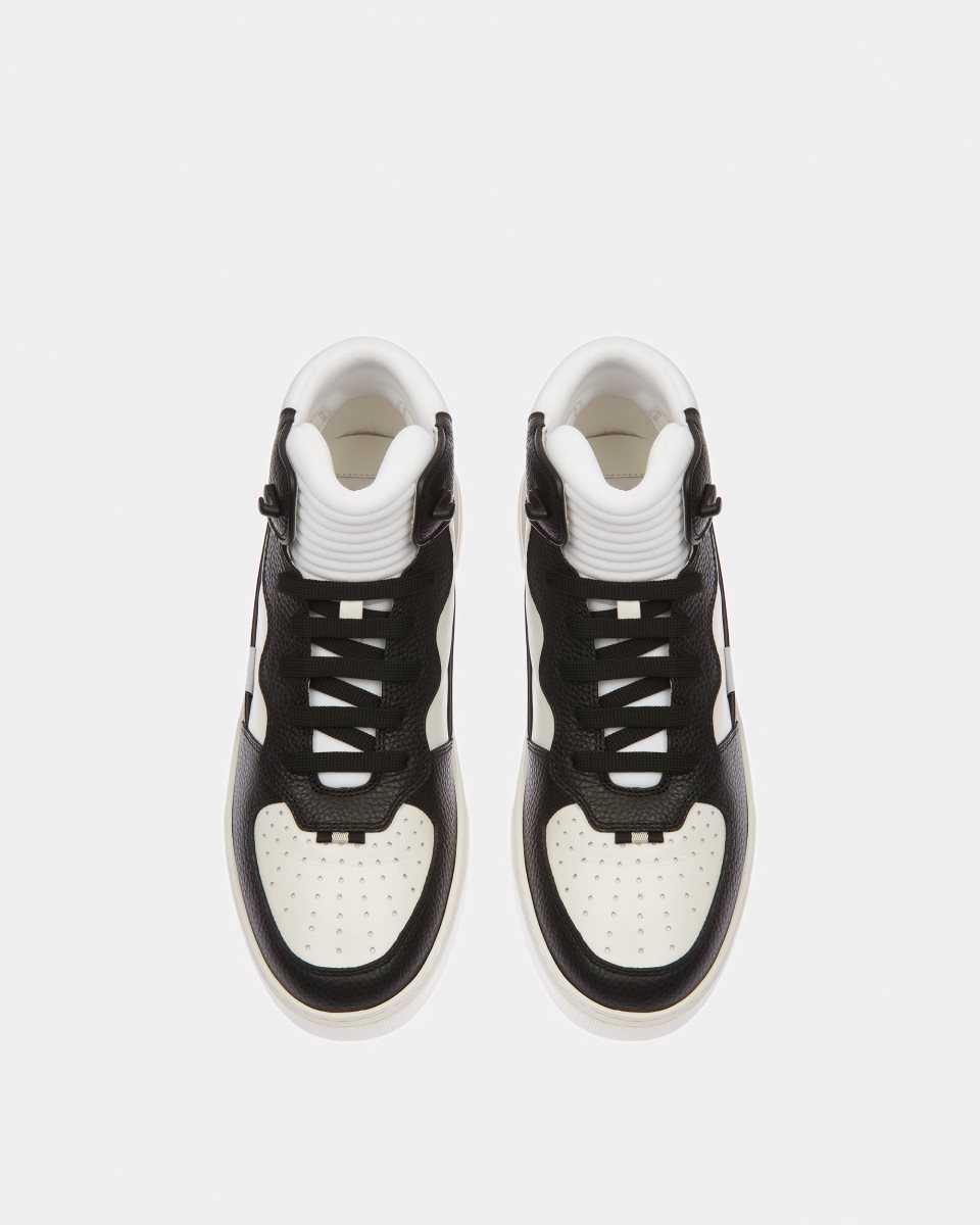 Bally Martyn Leather And Fabric Sneakers Black | MIQHW3098