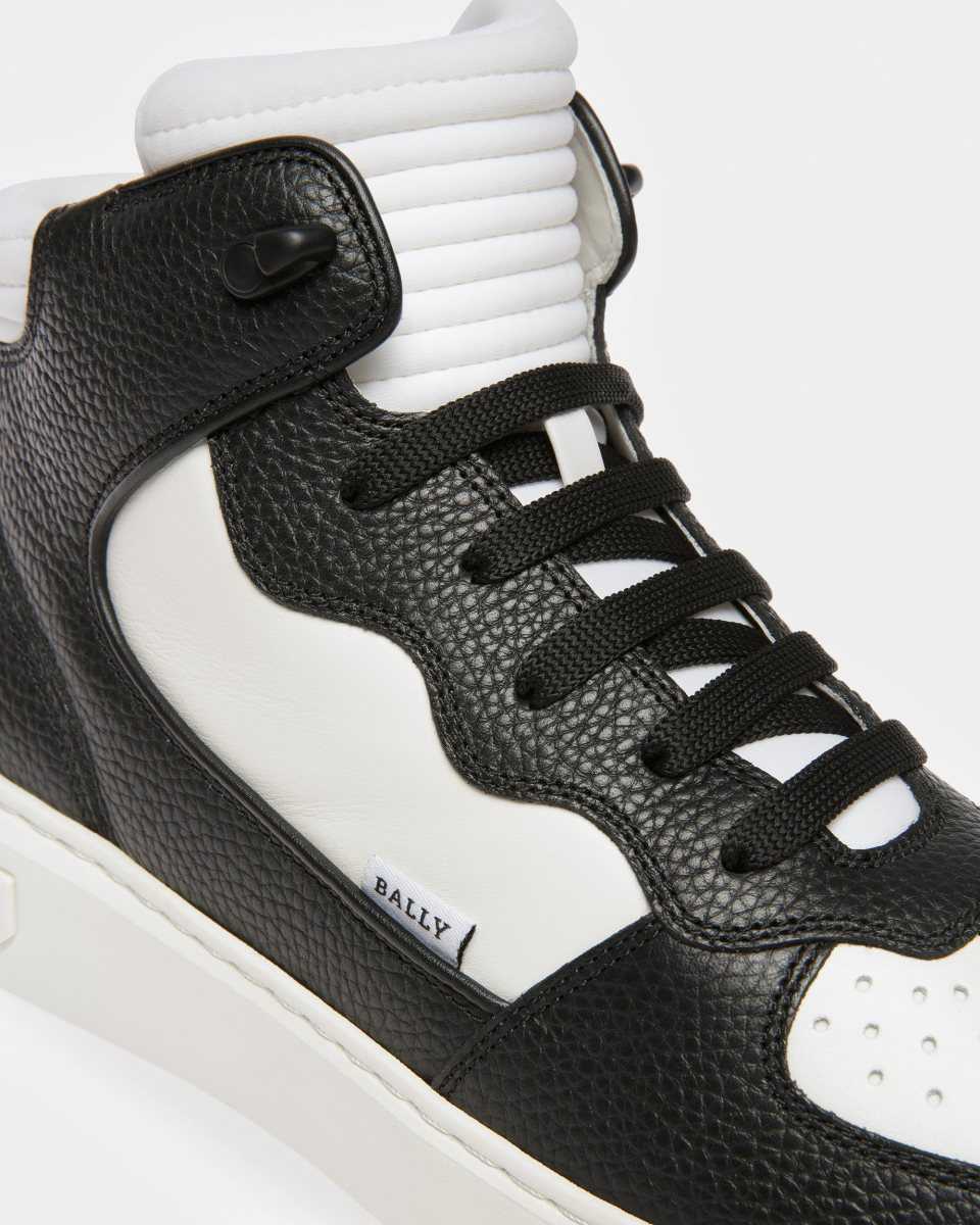 Bally Martyn Leather And Fabric Sneakers Black | MIQHW3098