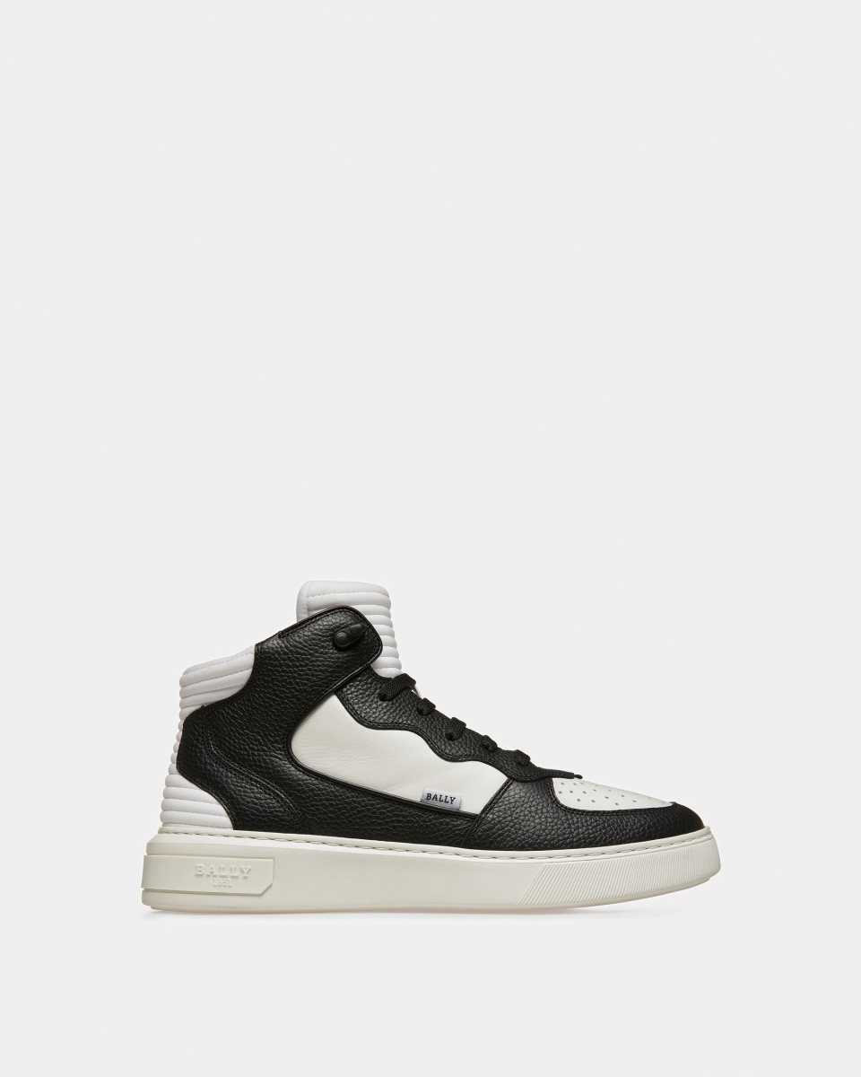 Bally Martyn Leather And Fabric Sneakers Black | MIQHW3098