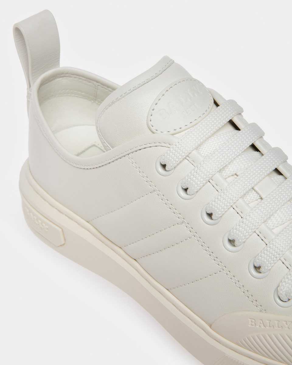 Bally Medyn Leather Sneakers White | TNCRU5431