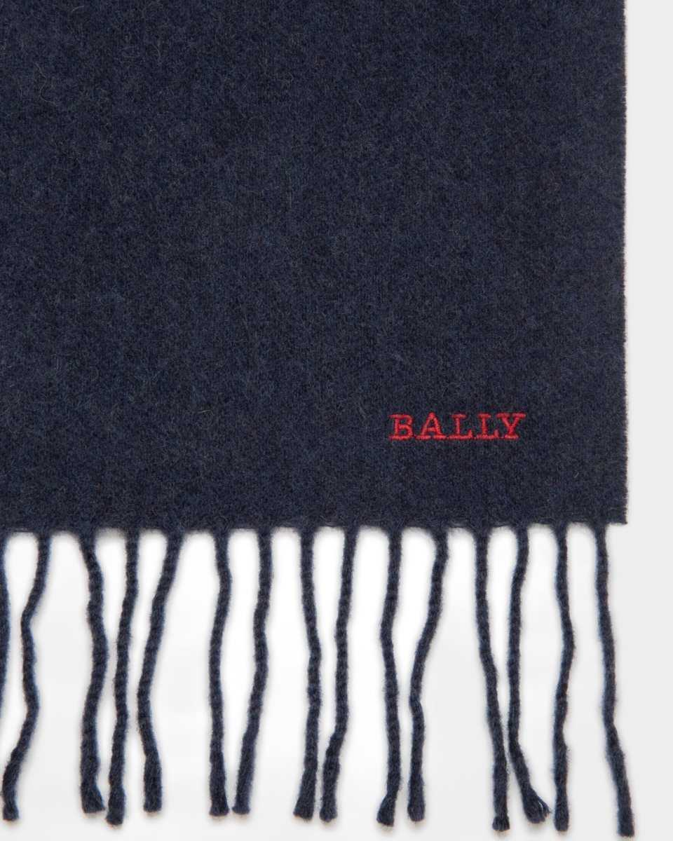 Bally Merino Wool And Cashmere Scarf Blue | CMUEA1527