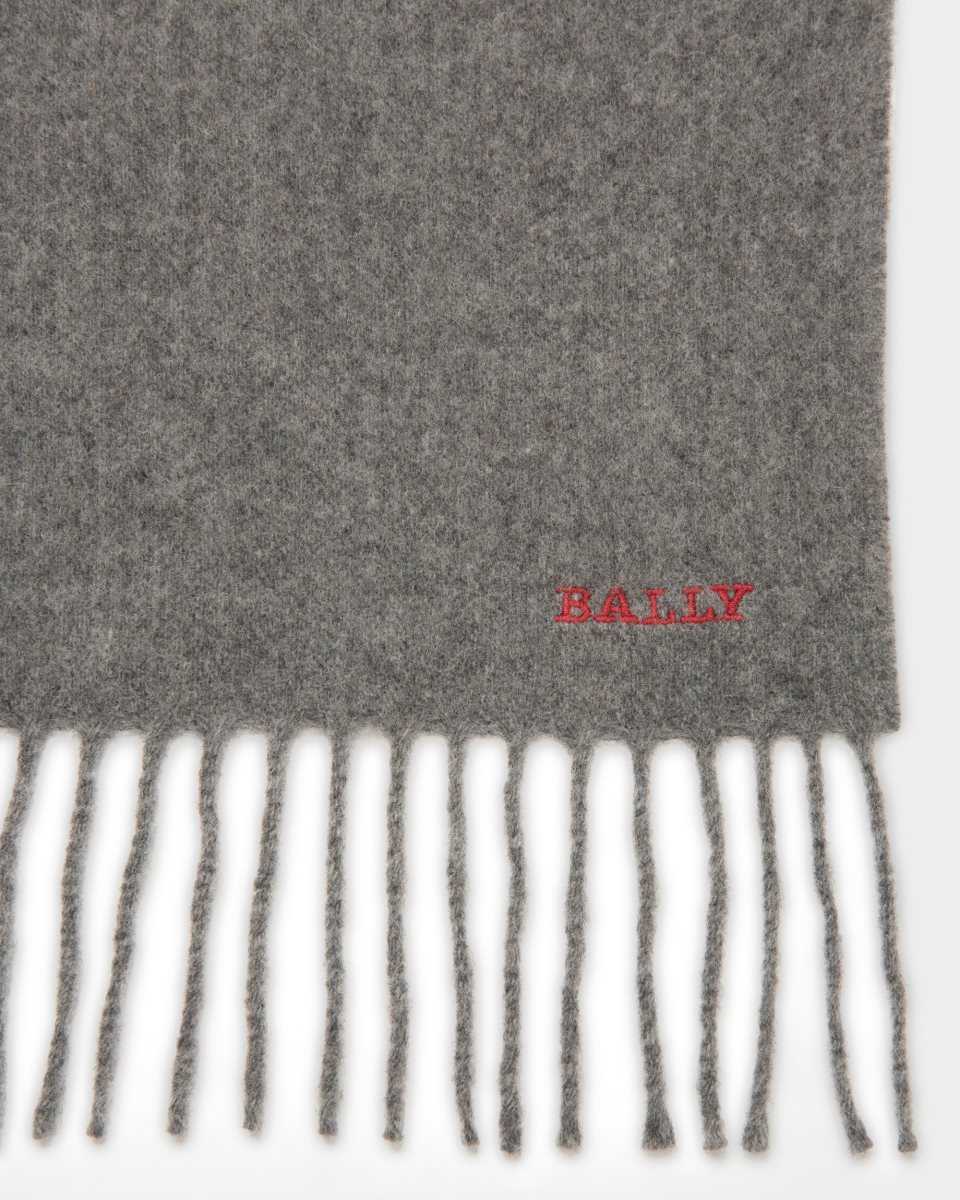 Bally Merino Wool And Cashmere Scarf Grey | SXGMT8463