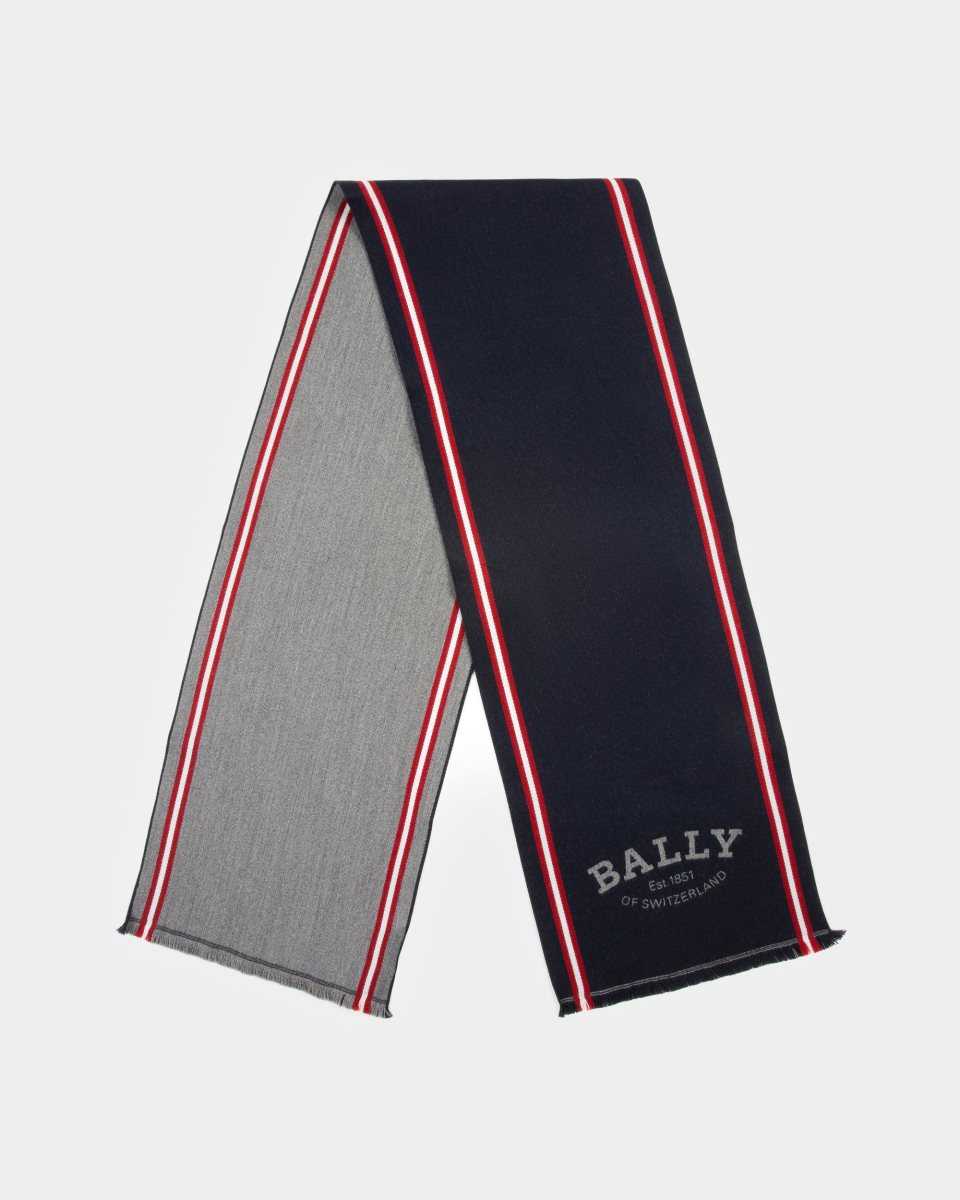 Bally Merino Wool And Cashmere Scarf Grey | SXGMT8463