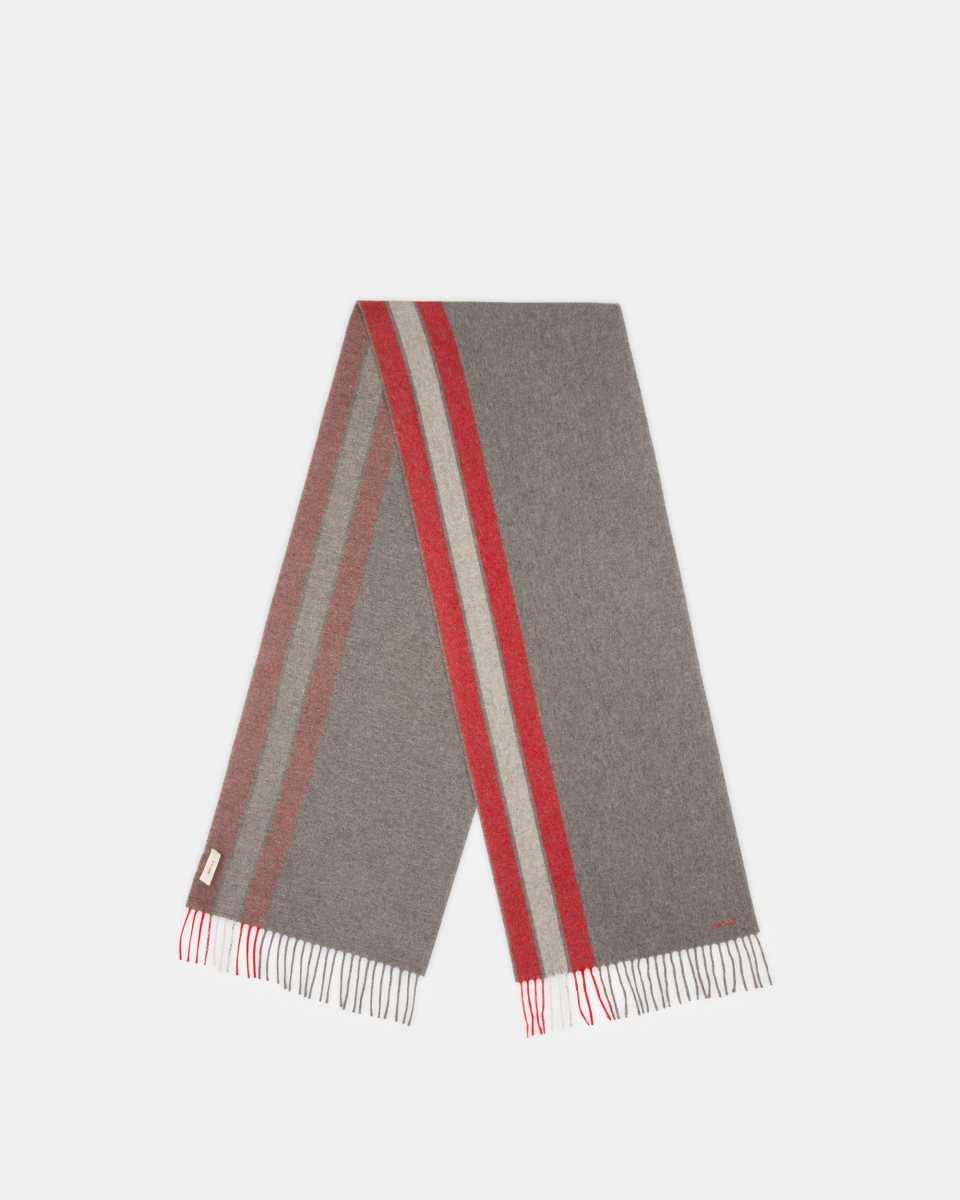 Bally Merino Wool And Cashmere Scarf Grey | SXGMT8463