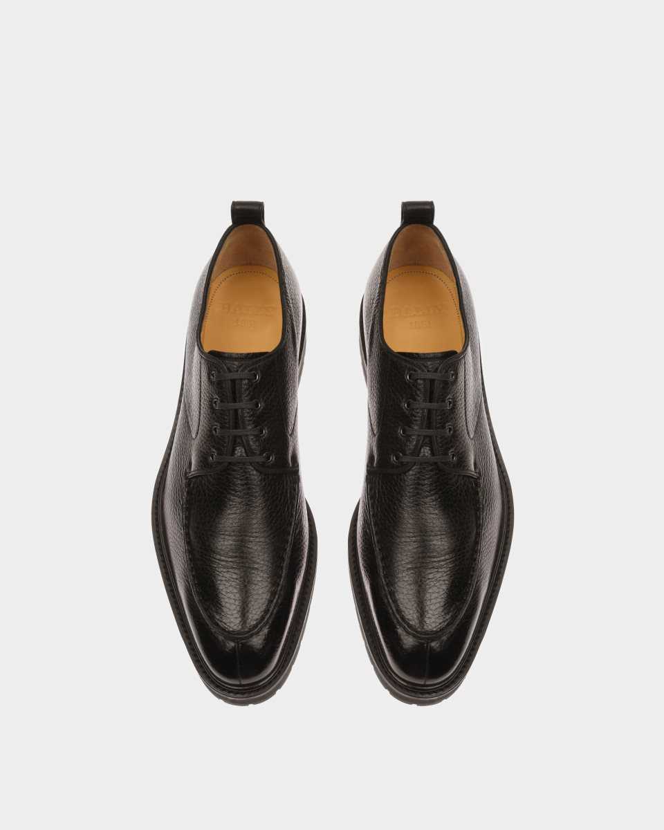 Bally Milivar Leather Derbies Black | EUOCT7542