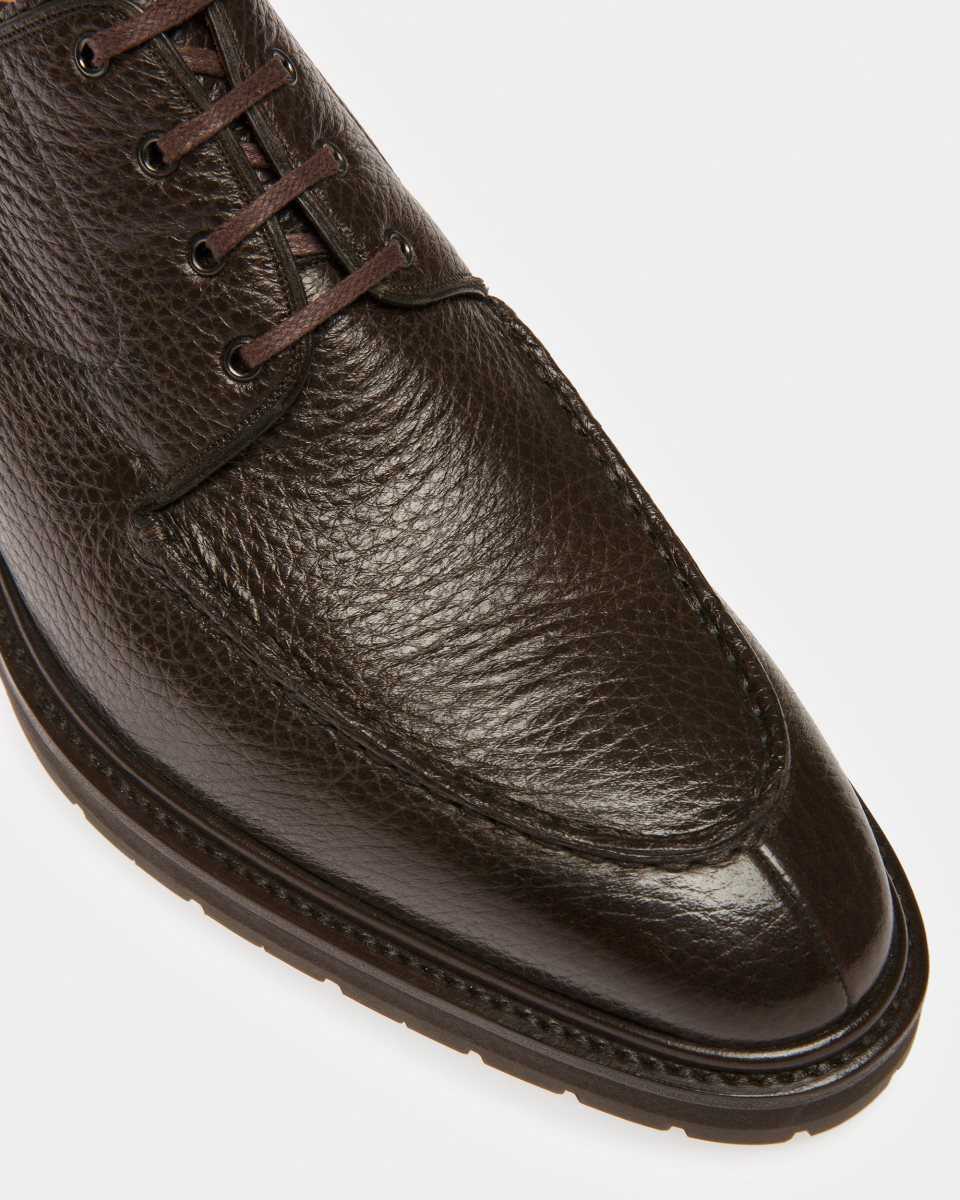 Bally Milivar Leather Derby Shoes Brown | MCYUO7980