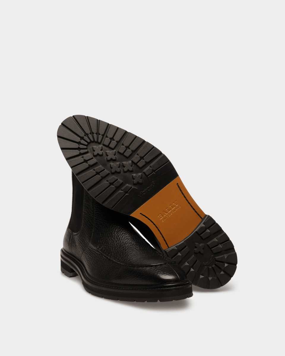 Bally Mirno Leather Booties Black | DFTVH5407