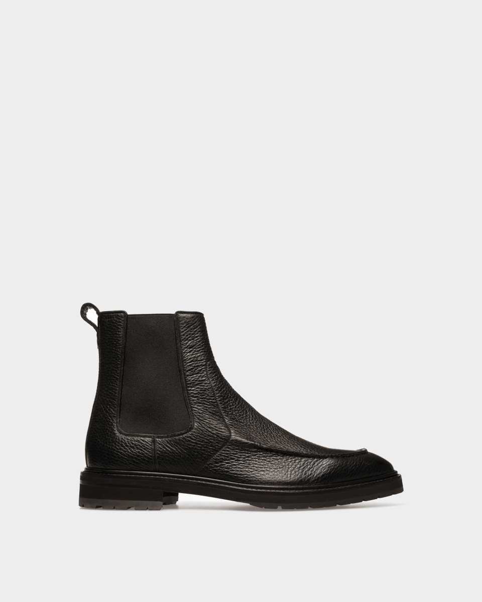 Bally Mirno Leather Booties Black | DFTVH5407