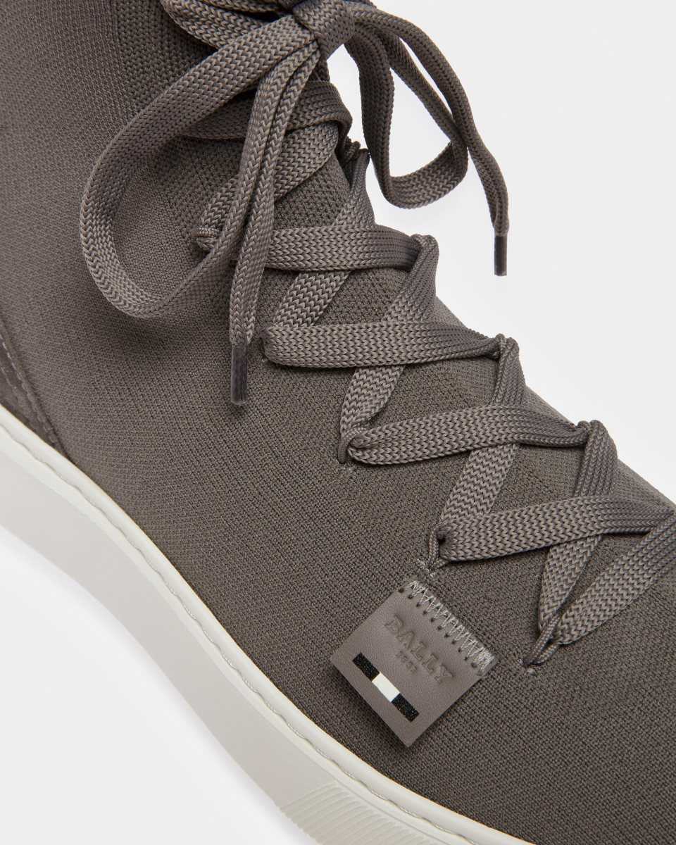 Bally Mitys Leather Sneakers Grey | UXAWZ3017