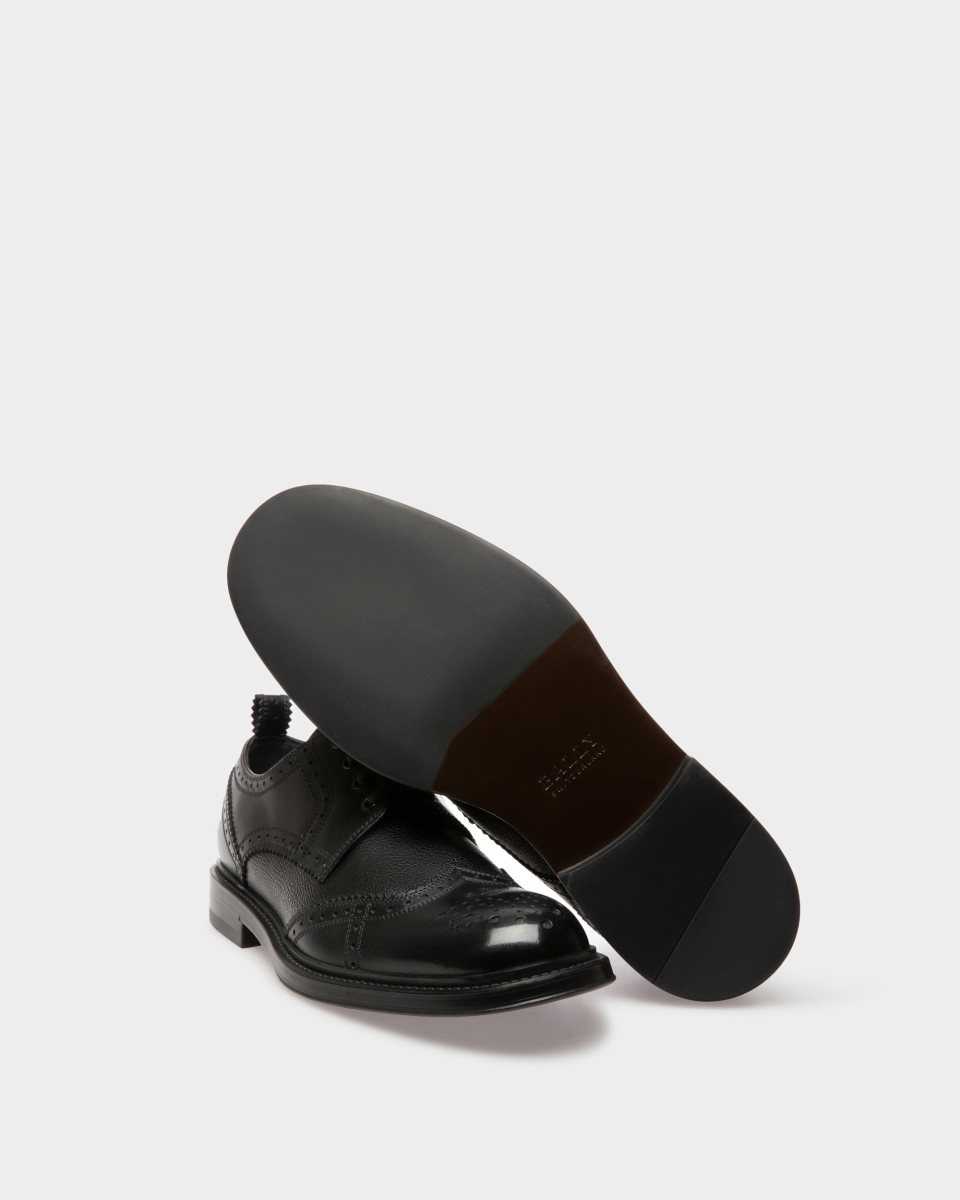 Bally Nicor Leather Derbies Black | SYVCI0658