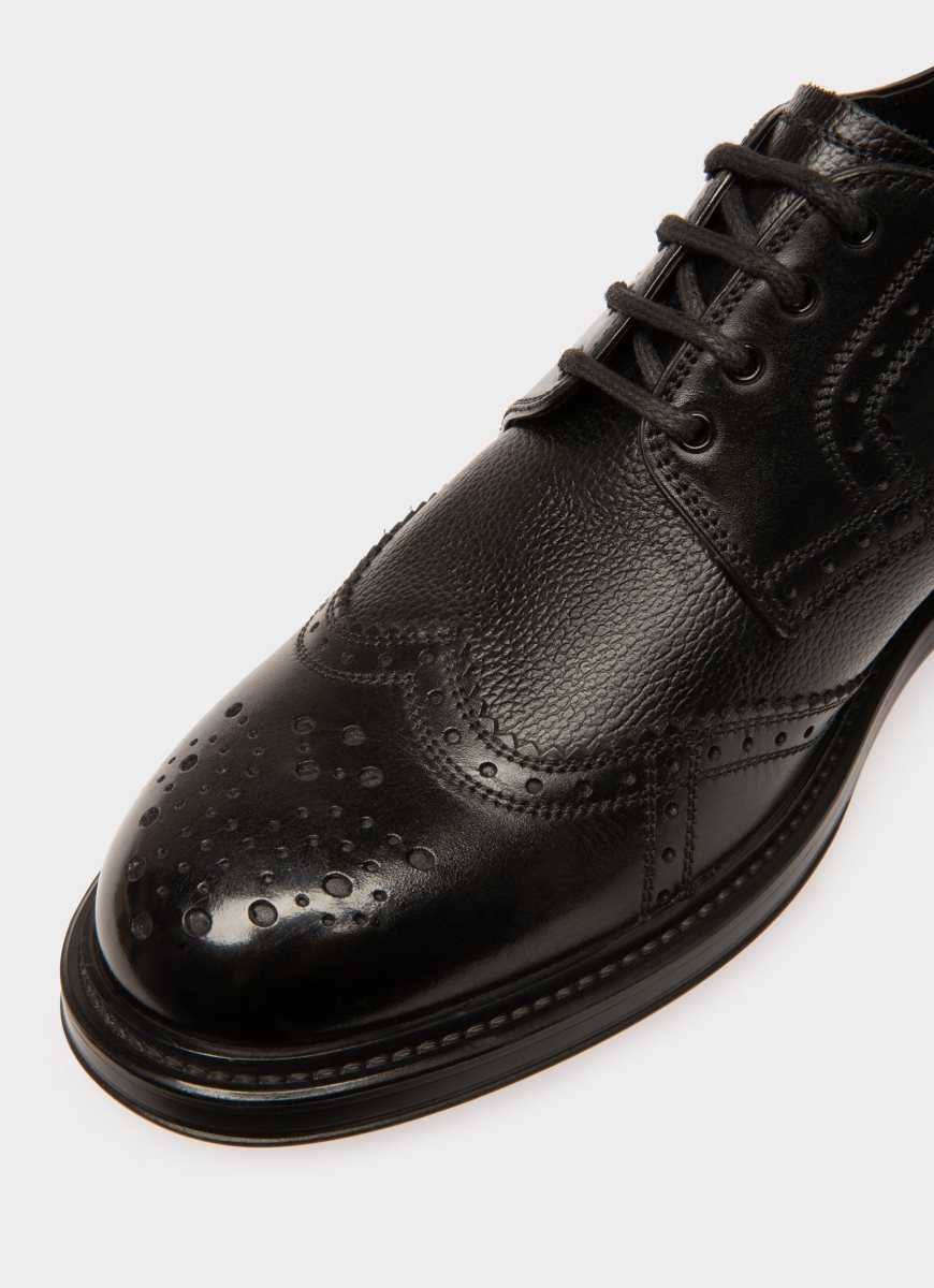 Bally Nicor Leather Derbies Black | SYVCI0658