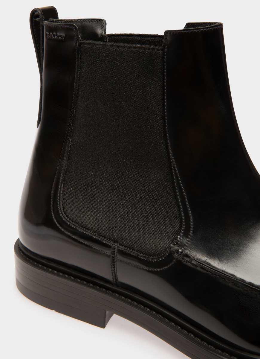 Bally Nidro Leather Boots Black | GJIOV9830