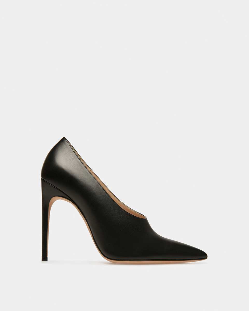 Bally Ninfa Leather Pumps Black | UDQVH5093