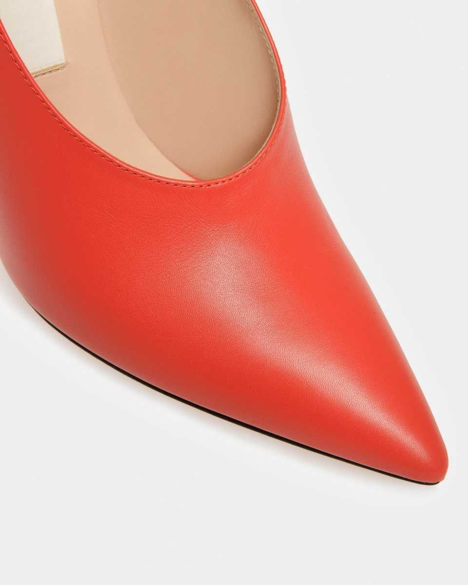 Bally Ninfa Leather Pumps Orange | ZIYQV7139