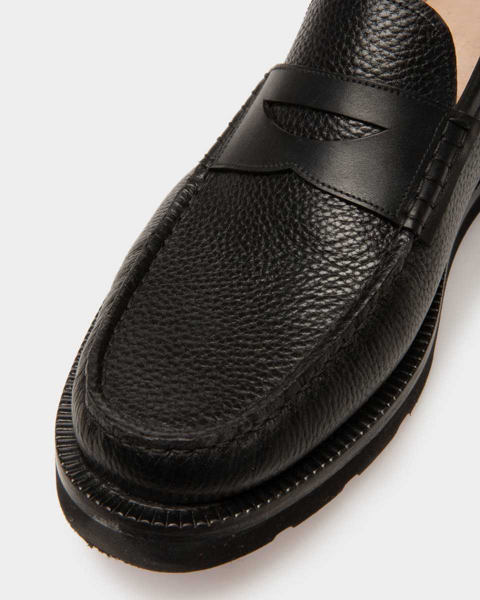 Bally Noah Leather Loafers Black | WPEBC8294