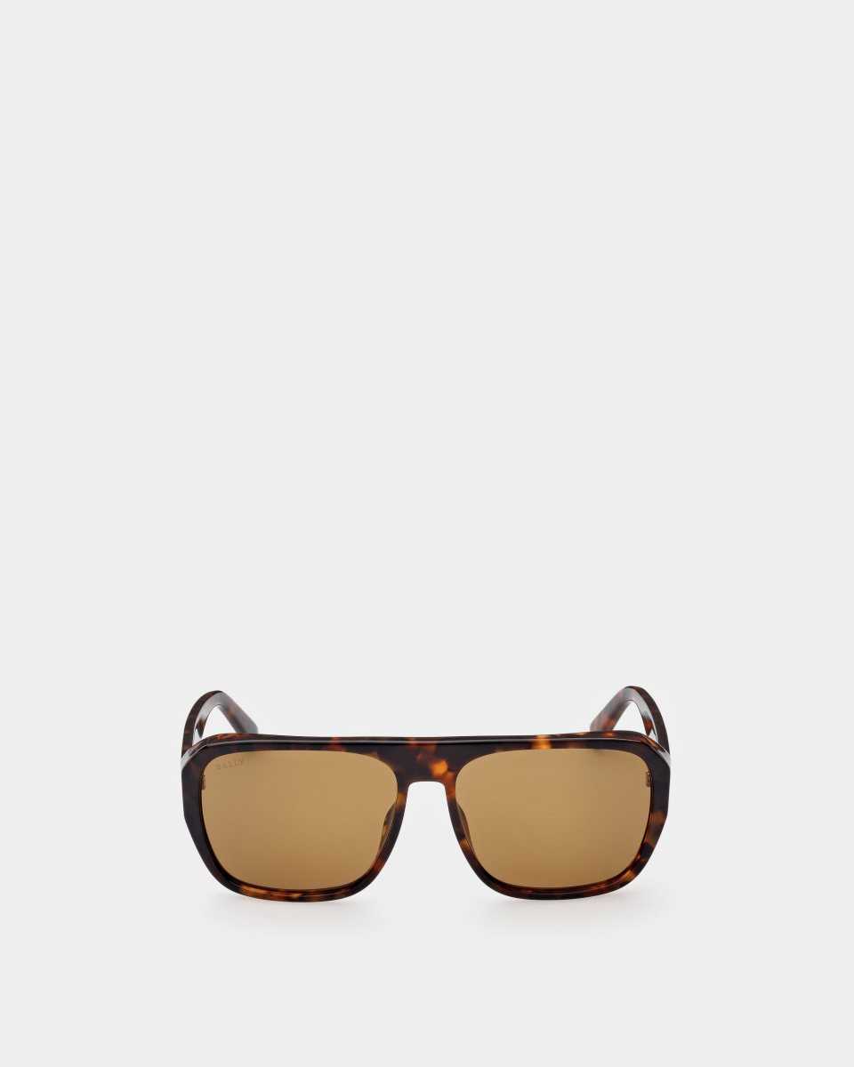 Bally Nuna Acetate Sunglasses Brown | LIMFB4826